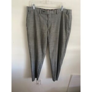 Ben Sherman Mens Gray  Dress‎ Pants Suit Trousers Size 38x30